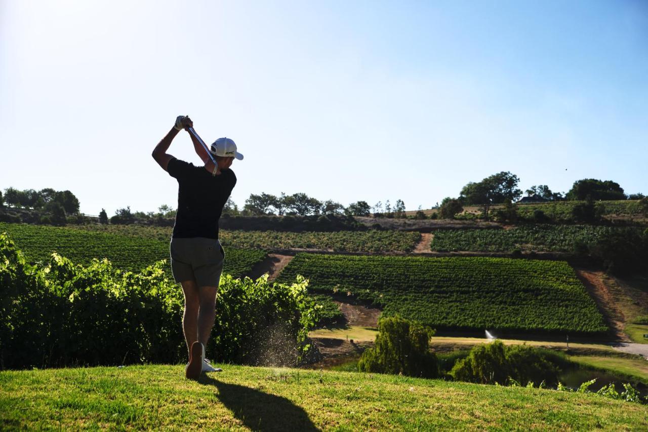 Alluvia Boutique Winery & Luxury Accommodation Stellenbosch Eksteriør billede Golf course in the Rioja wine region